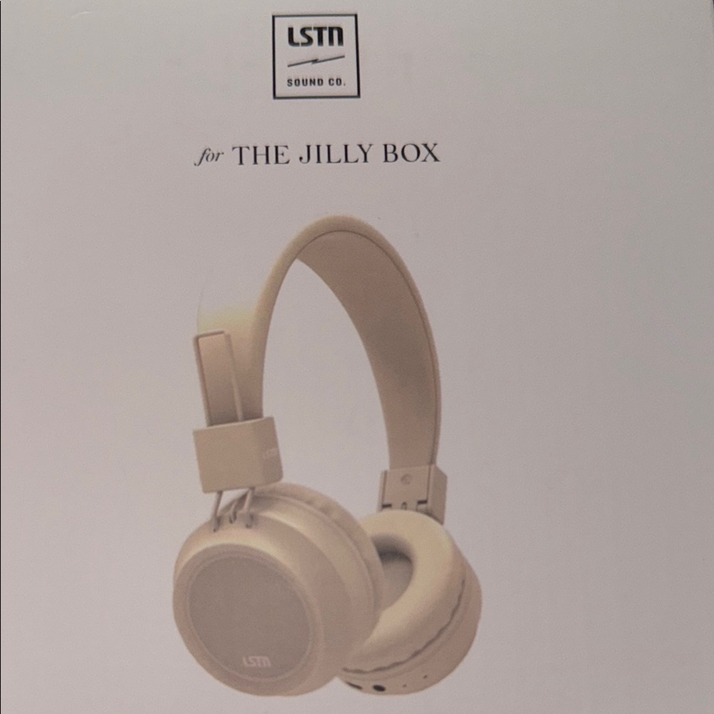 LSTN - Cream On-Ear Headphones with Minimalist Design and Comfortable Ear Cups